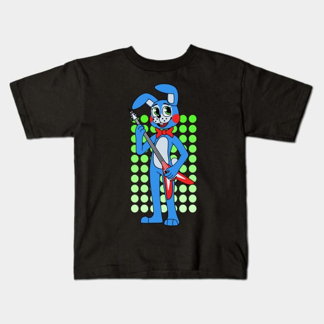 Toy Bonnie - Five Nights at Freddy's 2 Kids T-Shirt by DragonfyreArts